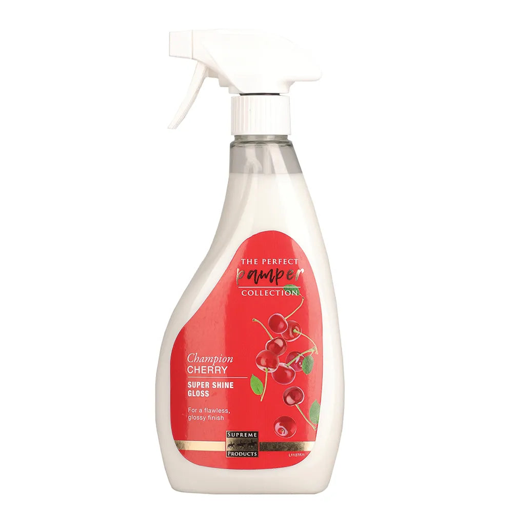 Supreme Products Champian Cherry Super Shine Gloss bottle on a white background