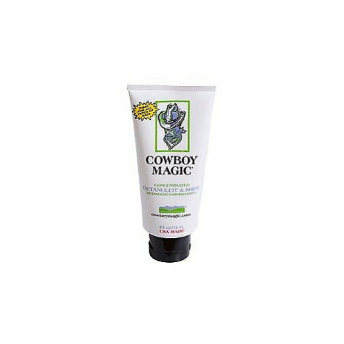 Cowboy Magic Detangler and Shine Serum for horses product tube on a white background