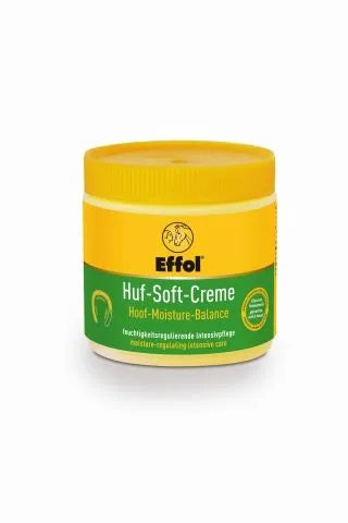 Jar of Effol Hoof-Soft-Cream on a white background